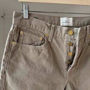 Sid Mashburn - Khaki Canvas Five Pocket